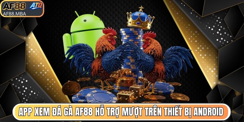 App xem đá gà AF88 hỗ trợ mượt trên mọi thiết bị Android
