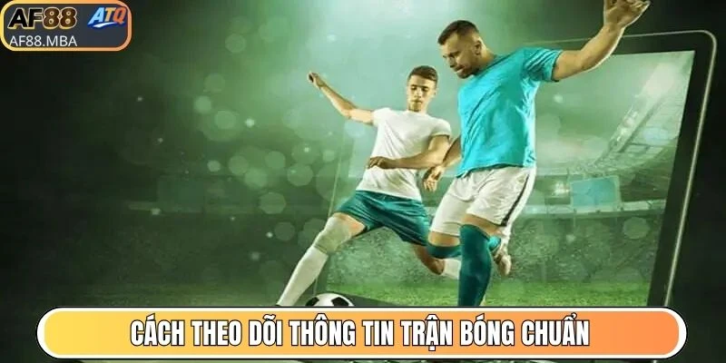Cách theo dõi thông tin trận bóng chuẩn