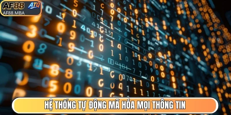Hệ thống tự động mã hóa mọi thông tin