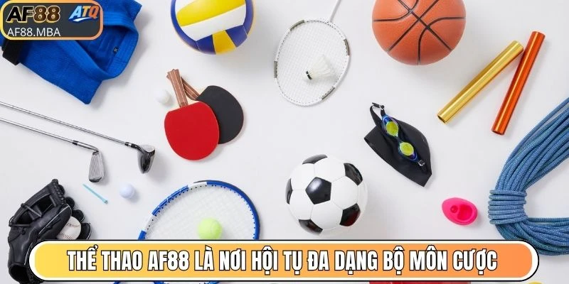 Thể thao AF88 là nơi hội tụ đa dạng bộ môn cược