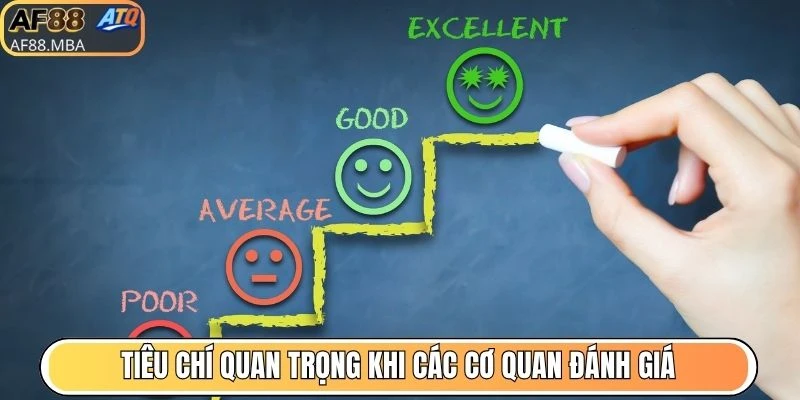 Tiêu chí quan trọng khi các cơ quan đánh giá
